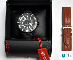 Zegarek szwajcarski SWISS MILITARY HANOWA Black Carbon - 1